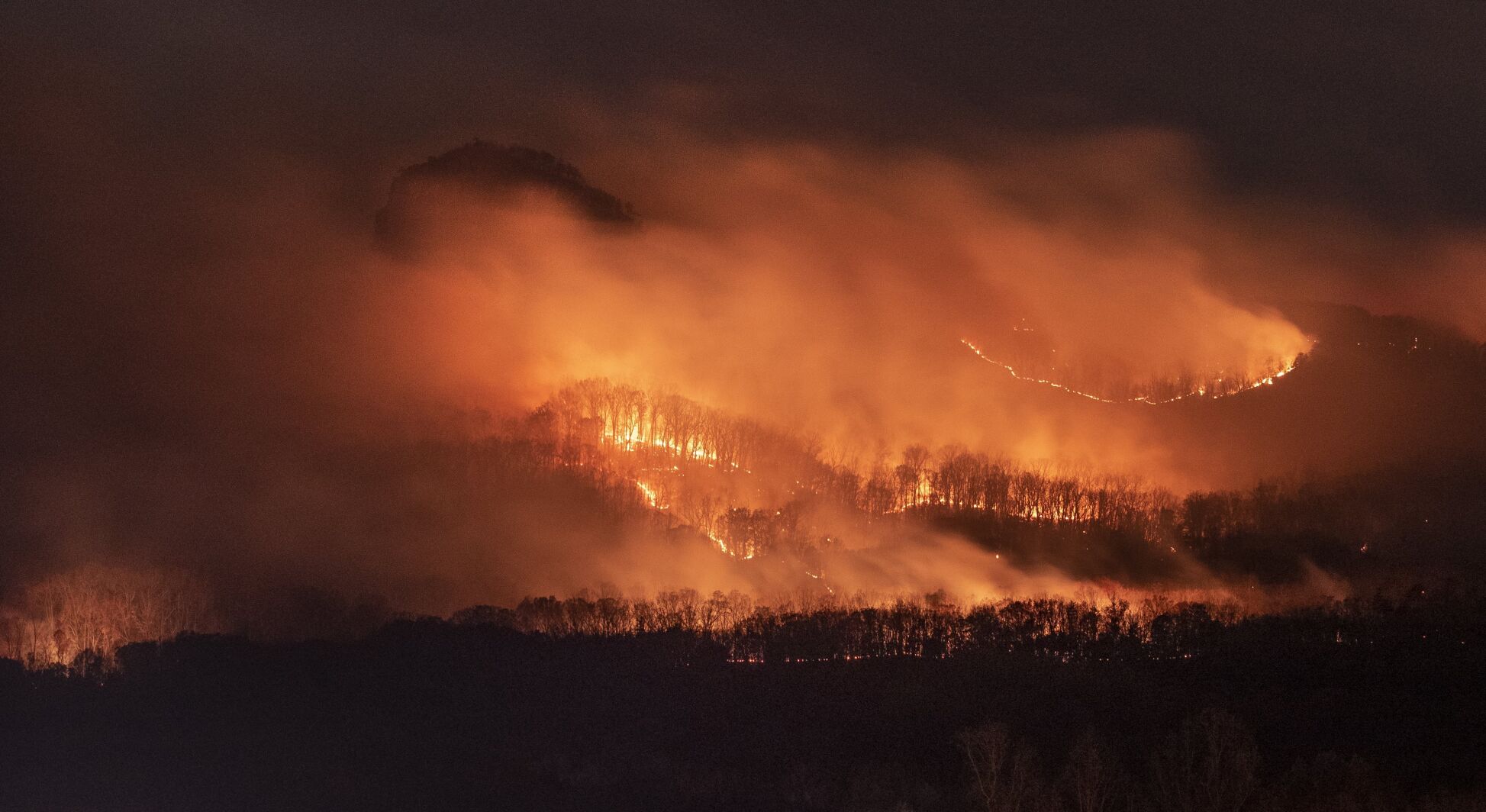 Pilot Mountain Fire